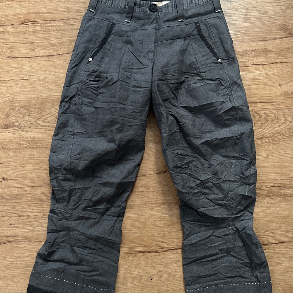 Marithe Francois Girbaud Dark Gray Trousers